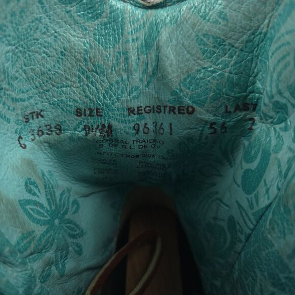 CORRAL Grey Fur Laser Studs Shortie Leather Boots Western Boho Cowgirl Rodeo 9.5 - Picture 12 of 12